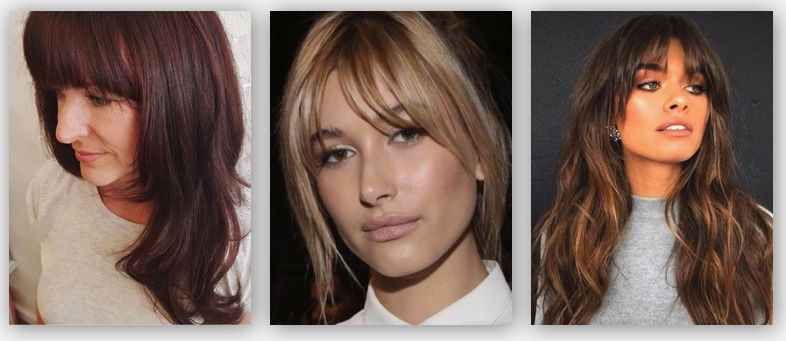 Hairstyles with fringe or bangs